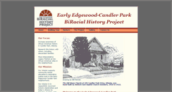 Desktop Screenshot of biracialhistoryproject.org